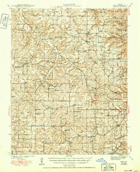 Bado 1943 topographic map thumbnail