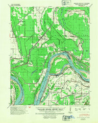 Bayouville 1939 topographic map thumbnail