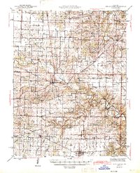 Bellflower topographic map thumbnail