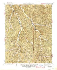 Berryman 1945 topographic map thumbnail