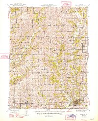 Bethany 1948 topographic map thumbnail