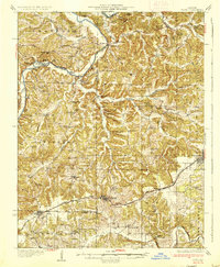 Bland topographic map thumbnail