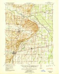Bloomfield 1939 topographic map preview