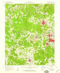 Bonne Terre 1958 topographic map thumbnail