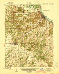 Bowling Green 1940 topographic map preview