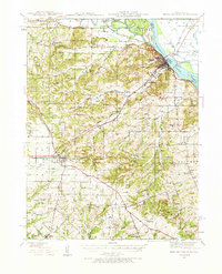 Bowling Green 1937 topographic map preview