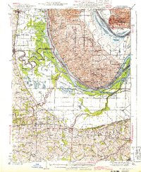 Brussels 1943 topographic map thumbnail