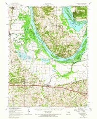 Brussels topographic map thumbnail