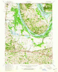Brussels 1954 topographic map thumbnail