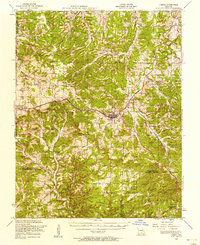 Cabool topographic map thumbnail