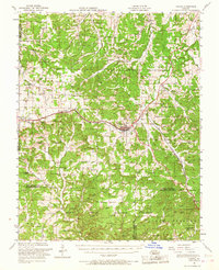 Cabool 1951 topographic map thumbnail