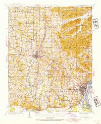 Cape Girardeau 1922 topographic map thumbnail