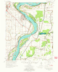 Caruthersville 1973 topographic map thumbnail