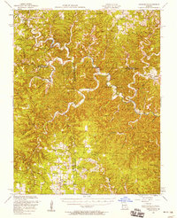 Cedargrove 1951 topographic map thumbnail