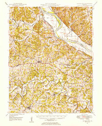 Centertown 1948 topographic map thumbnail