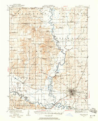 Chillicothe 1921 topographic map thumbnail
