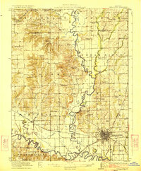 Chillicothe 1923 topographic map thumbnail