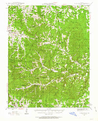 Clear Springs 1945 topographic map thumbnail