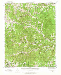 Clear Springs 1945 topographic map thumbnail