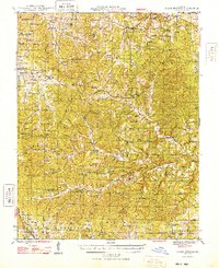 Clear Springs 1948 topographic map thumbnail