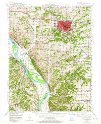 Columbia 1948 topographic map thumbnail