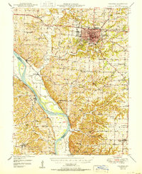 Columbia 1950 topographic map thumbnail