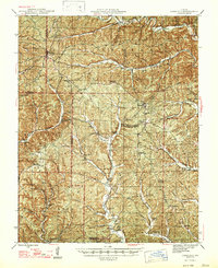 Corridon 1947 topographic map thumbnail
