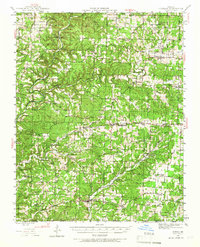 Cureall 1944 topographic map thumbnail