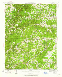 Cureall 1944 topographic map thumbnail