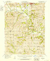 Darlington 1950 topographic map thumbnail