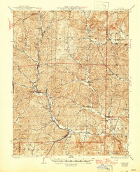 Des Arc 1929 topographic map thumbnail
