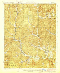 Des Arc 1929 topographic map thumbnail