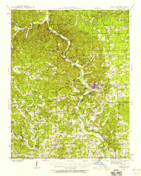 Doniphan 1939 topographic map thumbnail