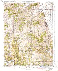 Elsberry 1942 topographic map thumbnail