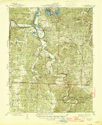 Fristoe 1945 topographic map thumbnail