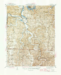 Fristoe 1945 topographic map thumbnail