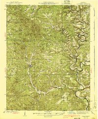Gainesville 1940 topographic map thumbnail