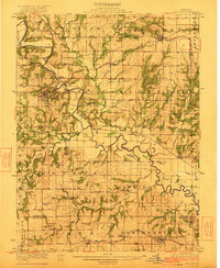 Gallatin 1922 topographic map thumbnail