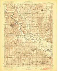 Gallatin 1922 topographic map thumbnail