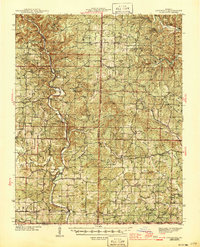 Gatewood 1945 topographic map thumbnail