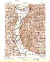 Glasgow 1947 topographic map thumbnail