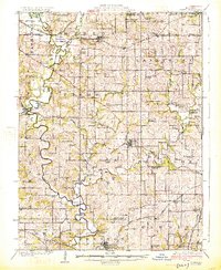 Gower 1925 topographic map thumbnail