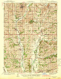 Grant City 1943 topographic map thumbnail