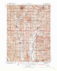 Grant City 1943 topographic map thumbnail