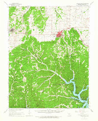 Gravois Mills 1961 topographic map thumbnail