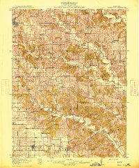 Green City 1914 topographic map thumbnail