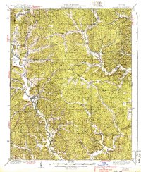 Greenville 1939 topographic map thumbnail
