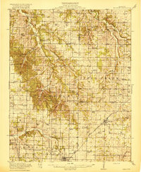 Halltown 1919 topographic map thumbnail
