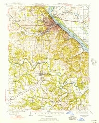 Hannibal 1936 topographic map thumbnail