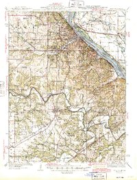 Hannibal topographic map thumbnail